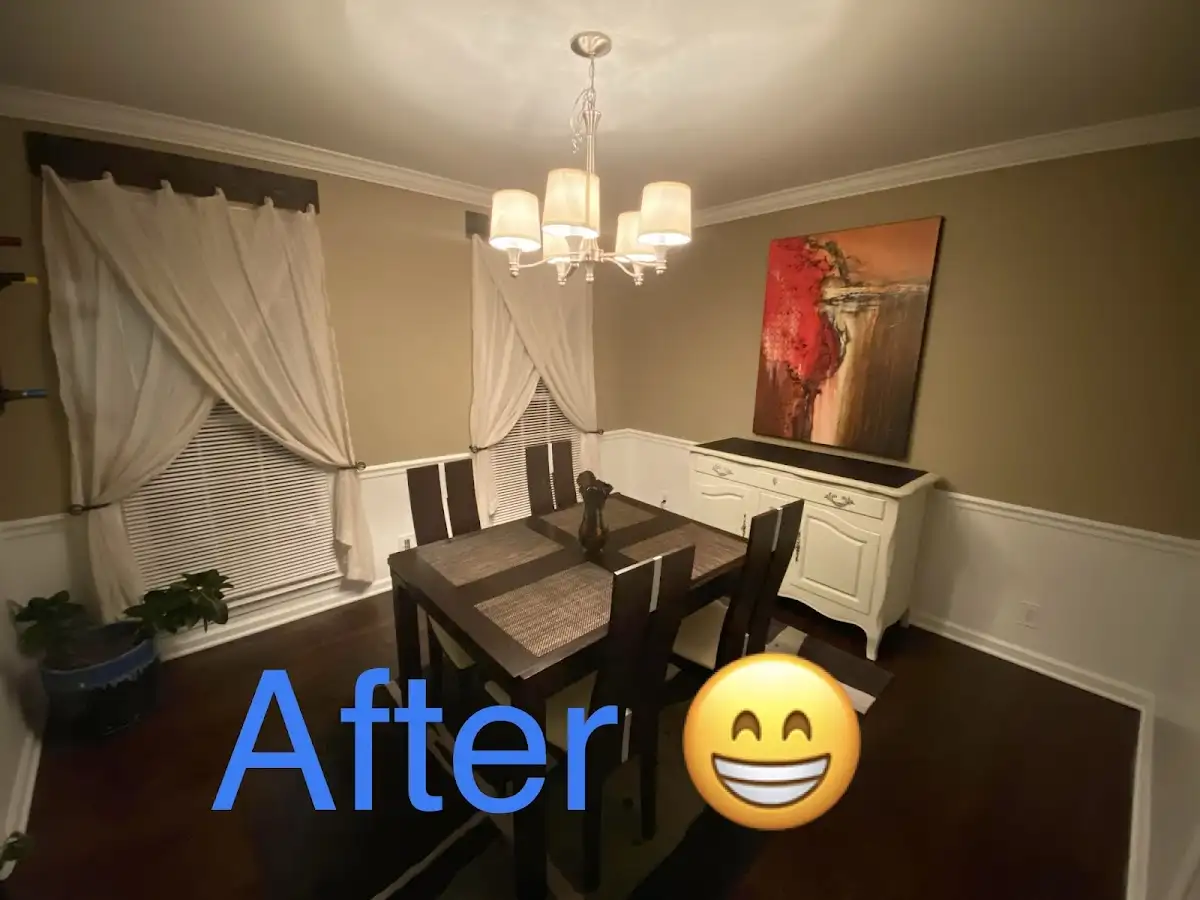 Professional dining room restoration after water damage in Dunn